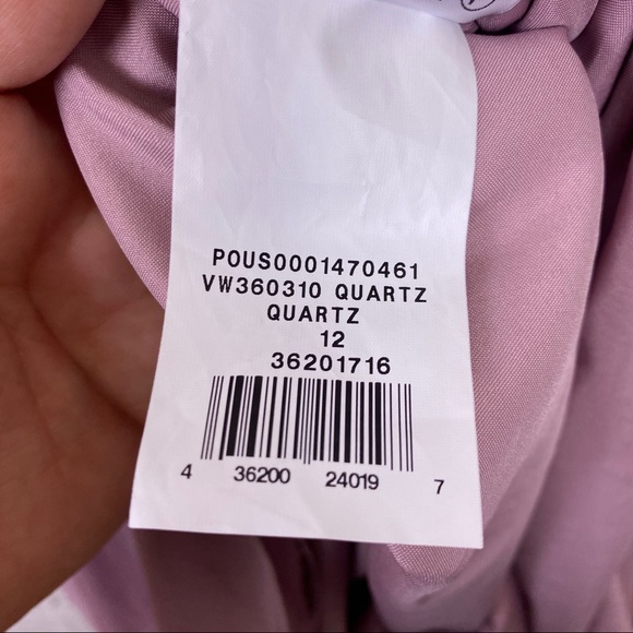 VERA WANG WHITE Quartz Purple 12 Bridesmaid Dress - Picture 5 of 16